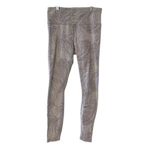 Athleta Be Present Leggings Size S Tropic Organic Cotton Palms Ferns